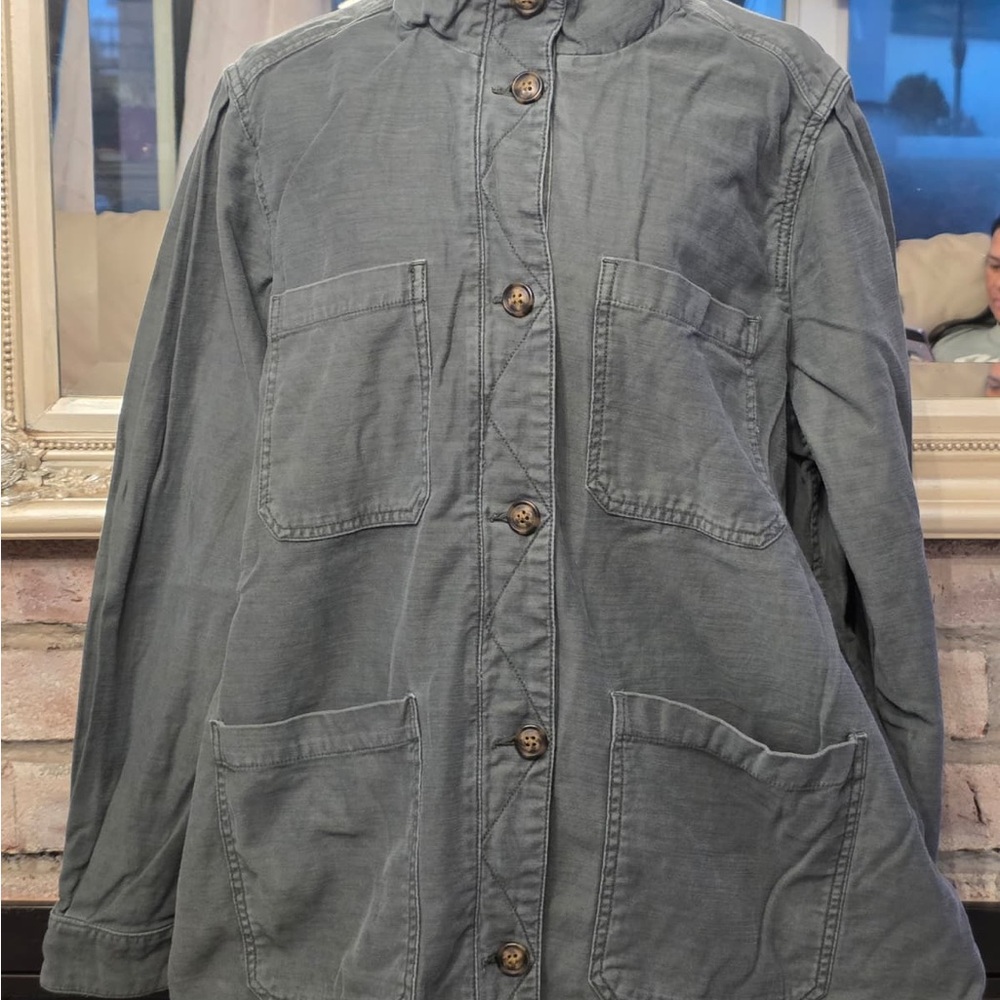 GAP Women's Charcoal Utility Jacket